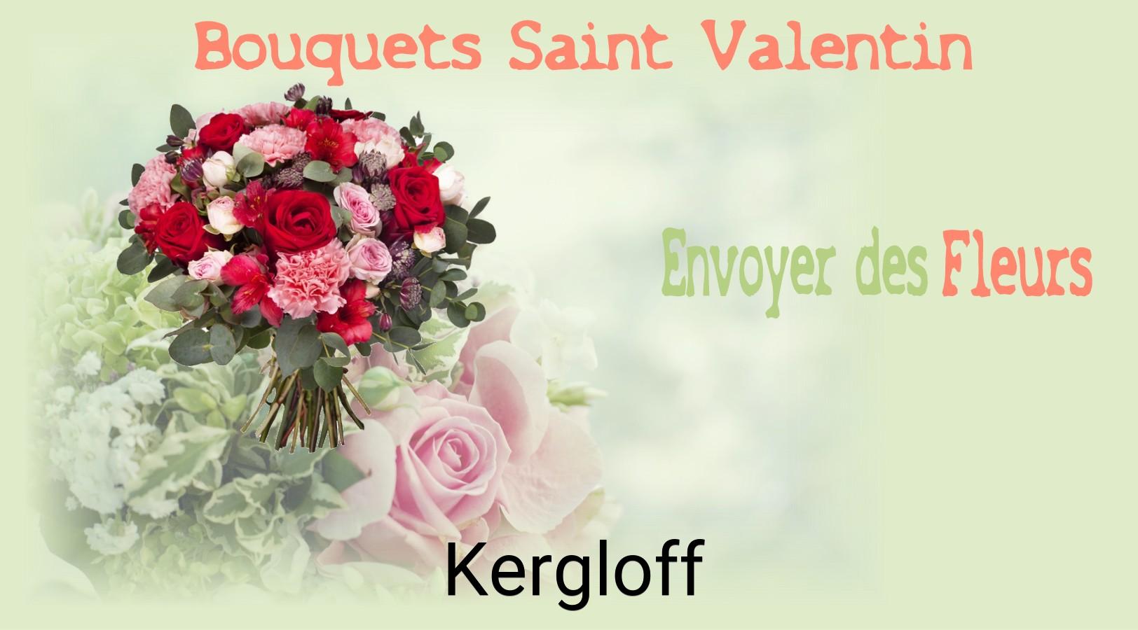 Roses de Saint-Valentin livrées à Kergloff